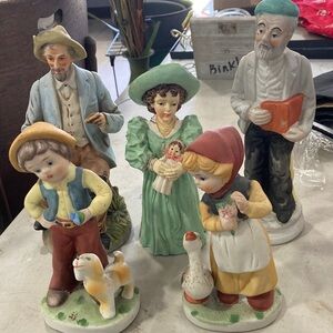 Vintage Figurines Which one do you like?  Tell me and I will list separately